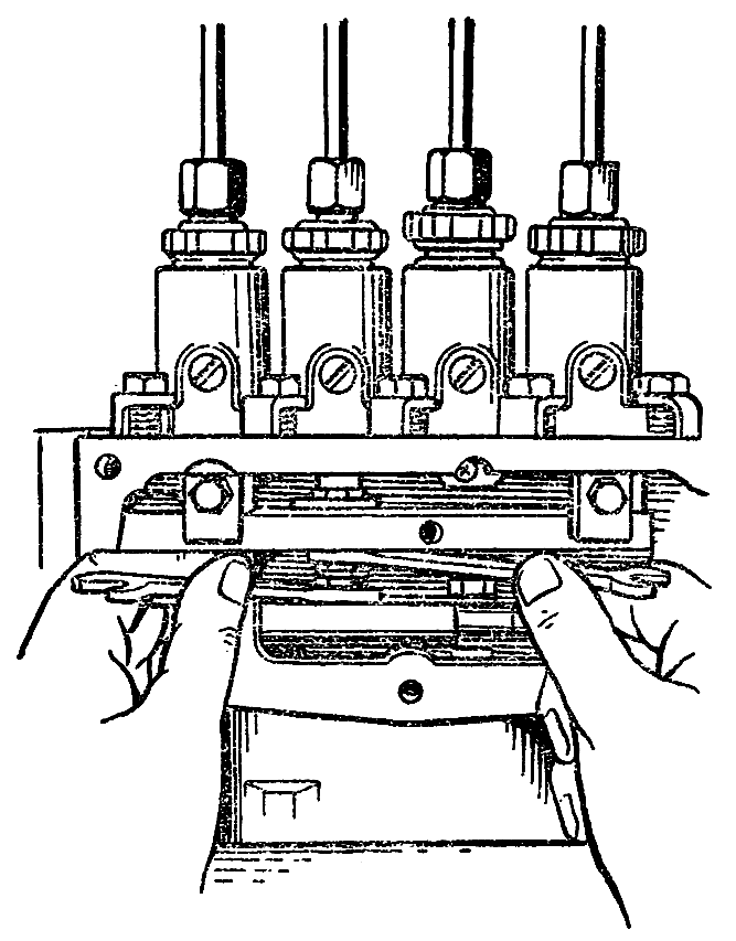 Регулирование топливного насоса с регулятором