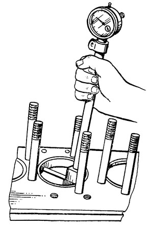 Замер диаметра гильзы цилиндров